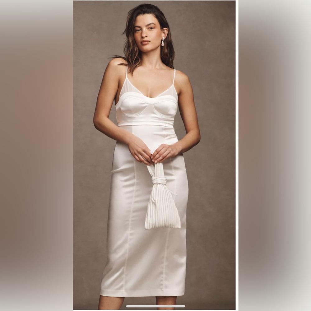 NWOT BHLDN Serena Sleeveless Corset Slim Midi Dress